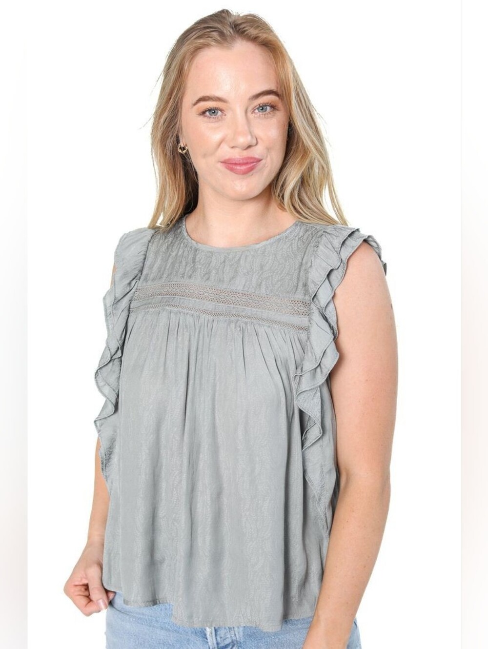 Gentle Fawn Daphne Silky Ruffle Top